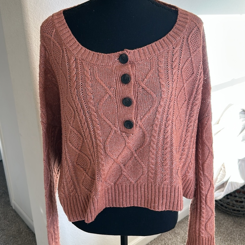 American Eagle crop sweater